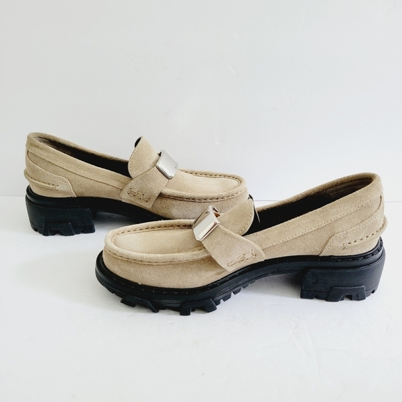 NEW Rag & Bone Shiloh 2.0 Lug LoaferSuede Shoes Size 5 US